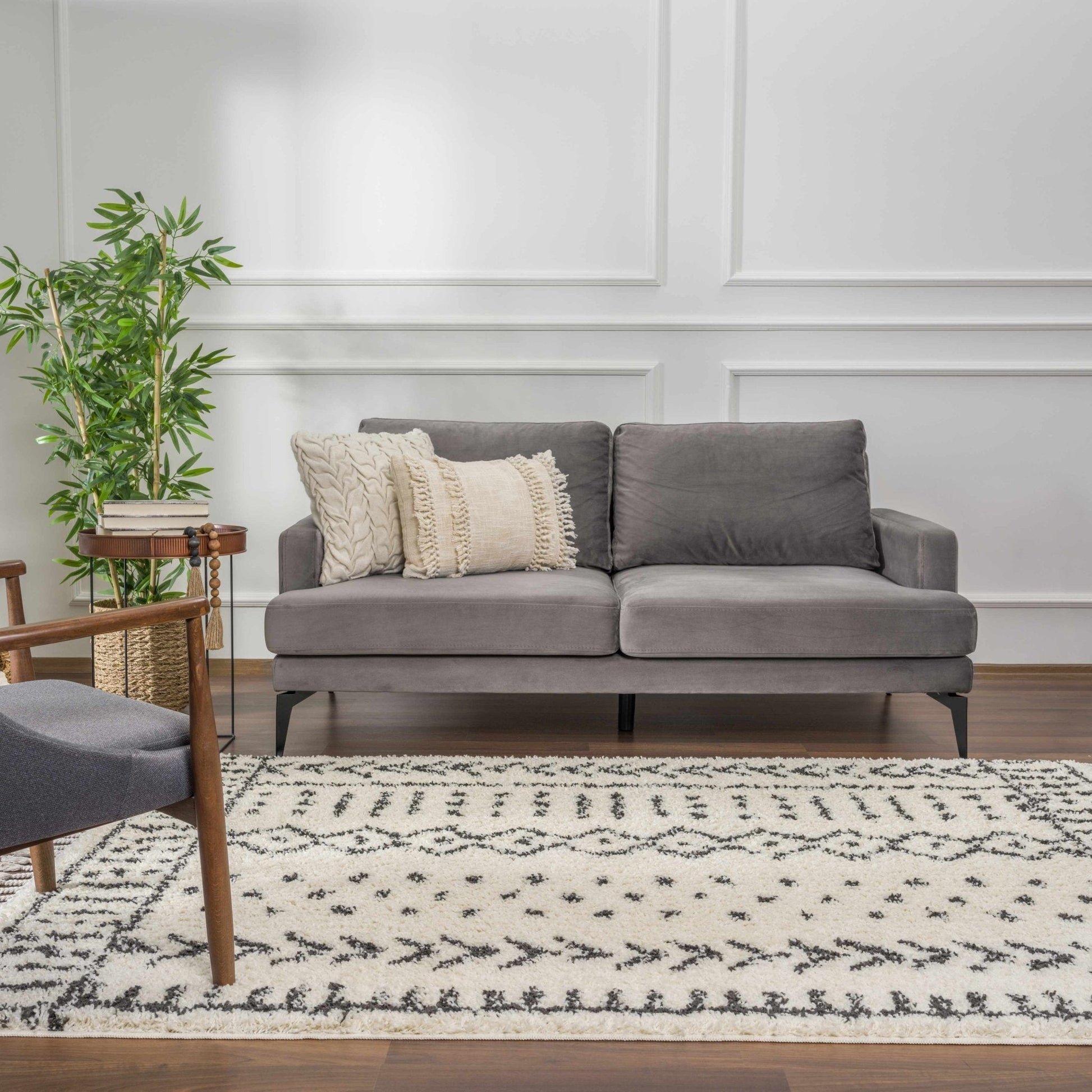 Hauppauge Berber Shag Carpet - Quahog Bay Bedding