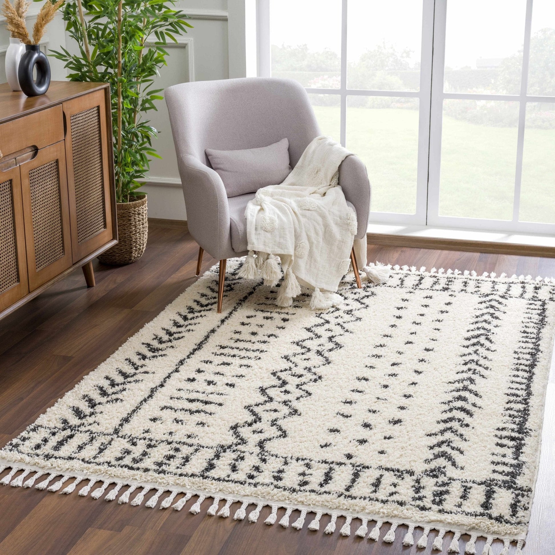 Hauppauge Berber Shag Carpet - Quahog Bay Bedding