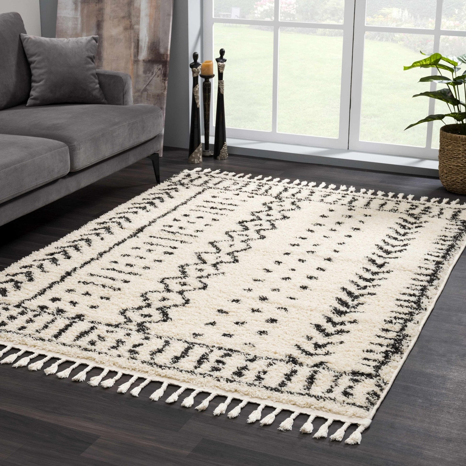 Hauppauge Berber Shag Carpet - Quahog Bay Bedding