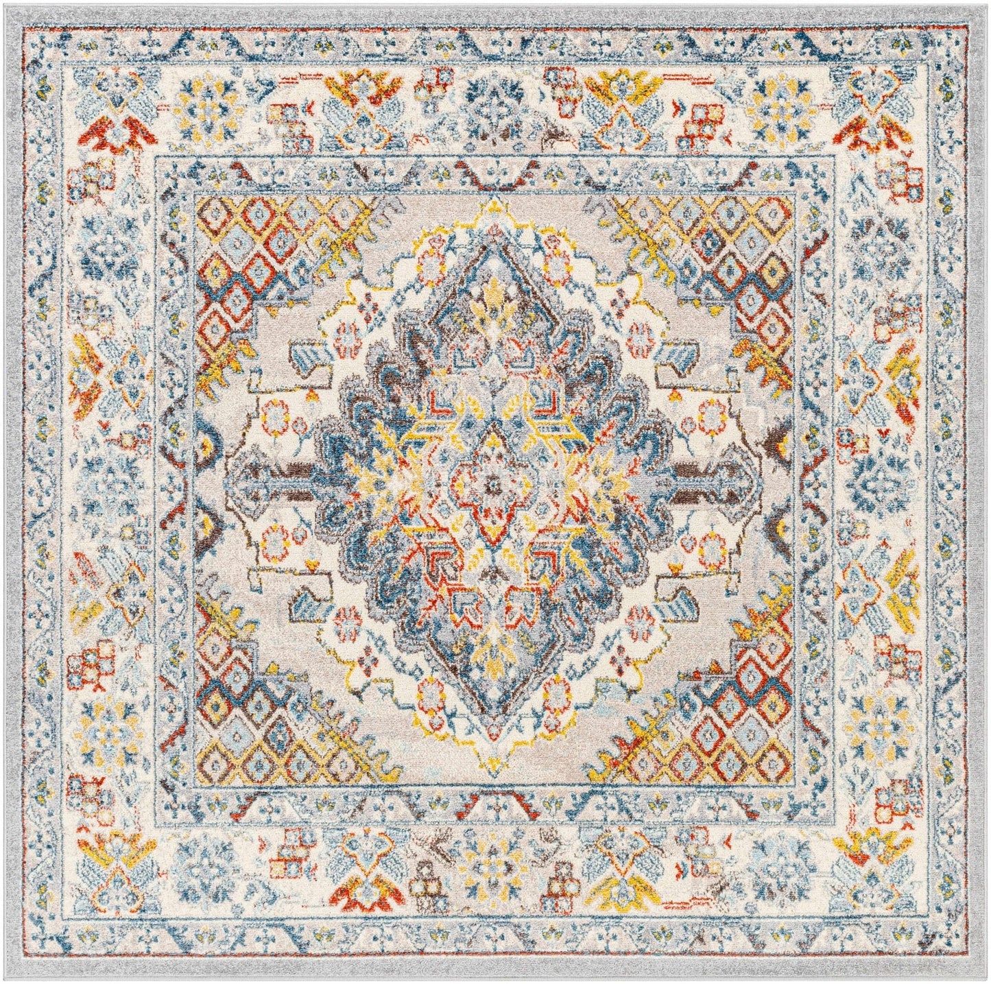 Haymond Taupe & Cream Area Rug - Medium Pile - Quahog Bay Bedding