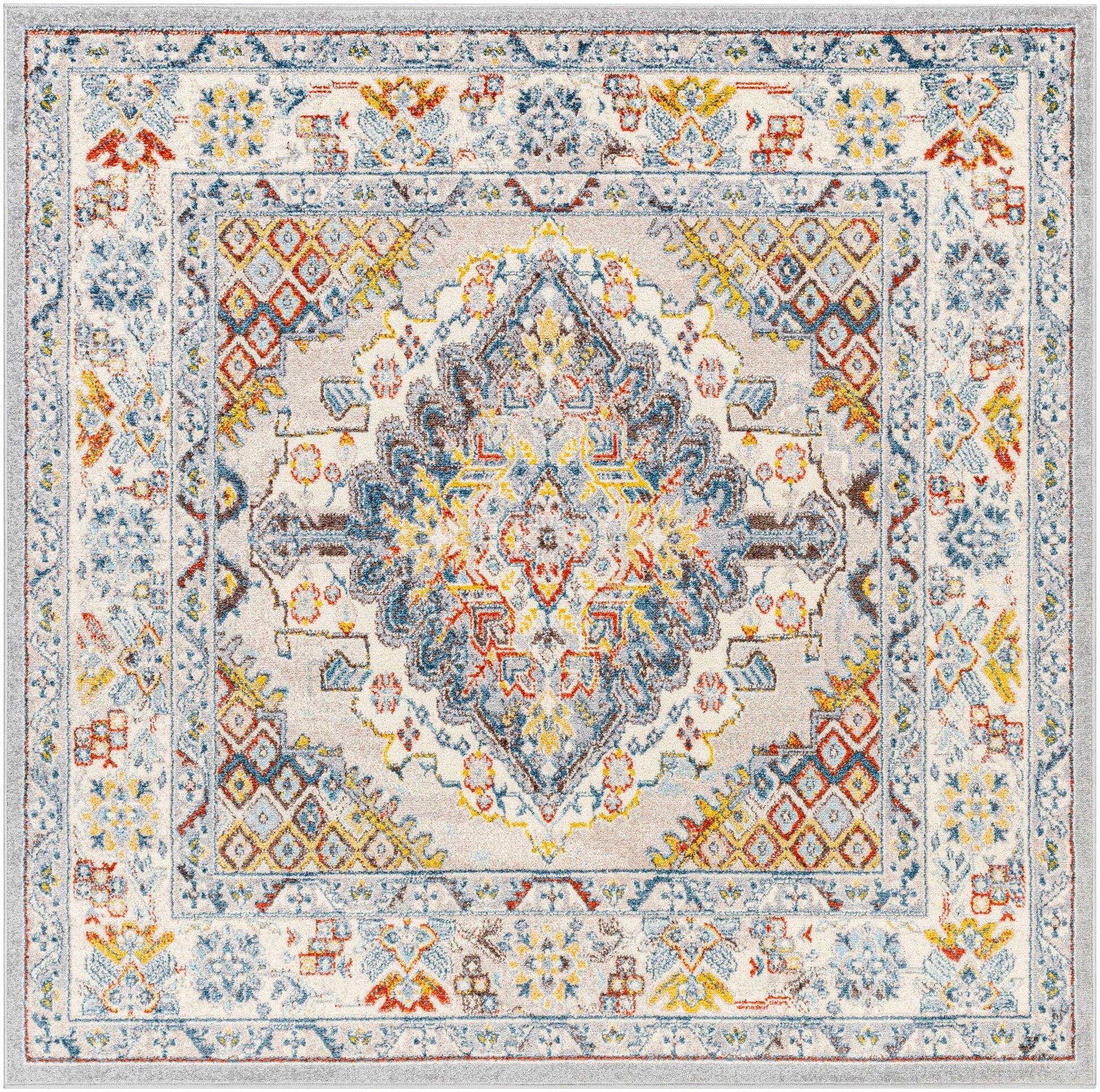Haymond Taupe & Cream Area Rug - Medium Pile - Quahog Bay Bedding