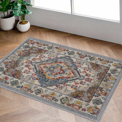 Haymond Taupe & Cream Area Rug - Medium Pile - Quahog Bay Bedding