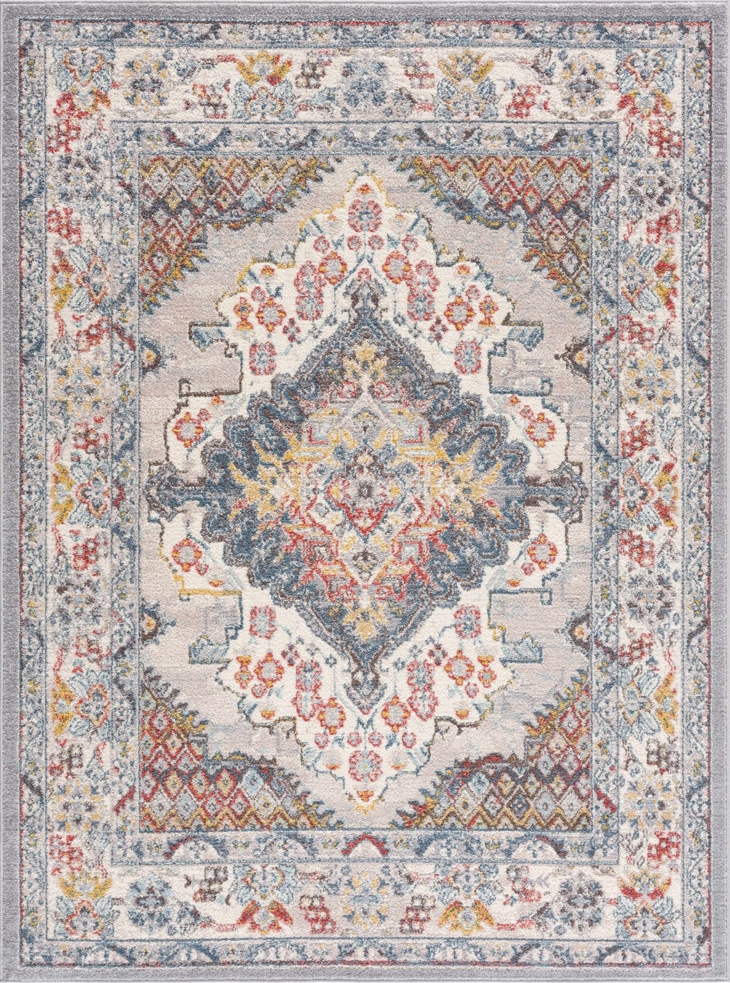 Haymond Taupe & Cream Area Rug - Medium Pile - Quahog Bay Bedding