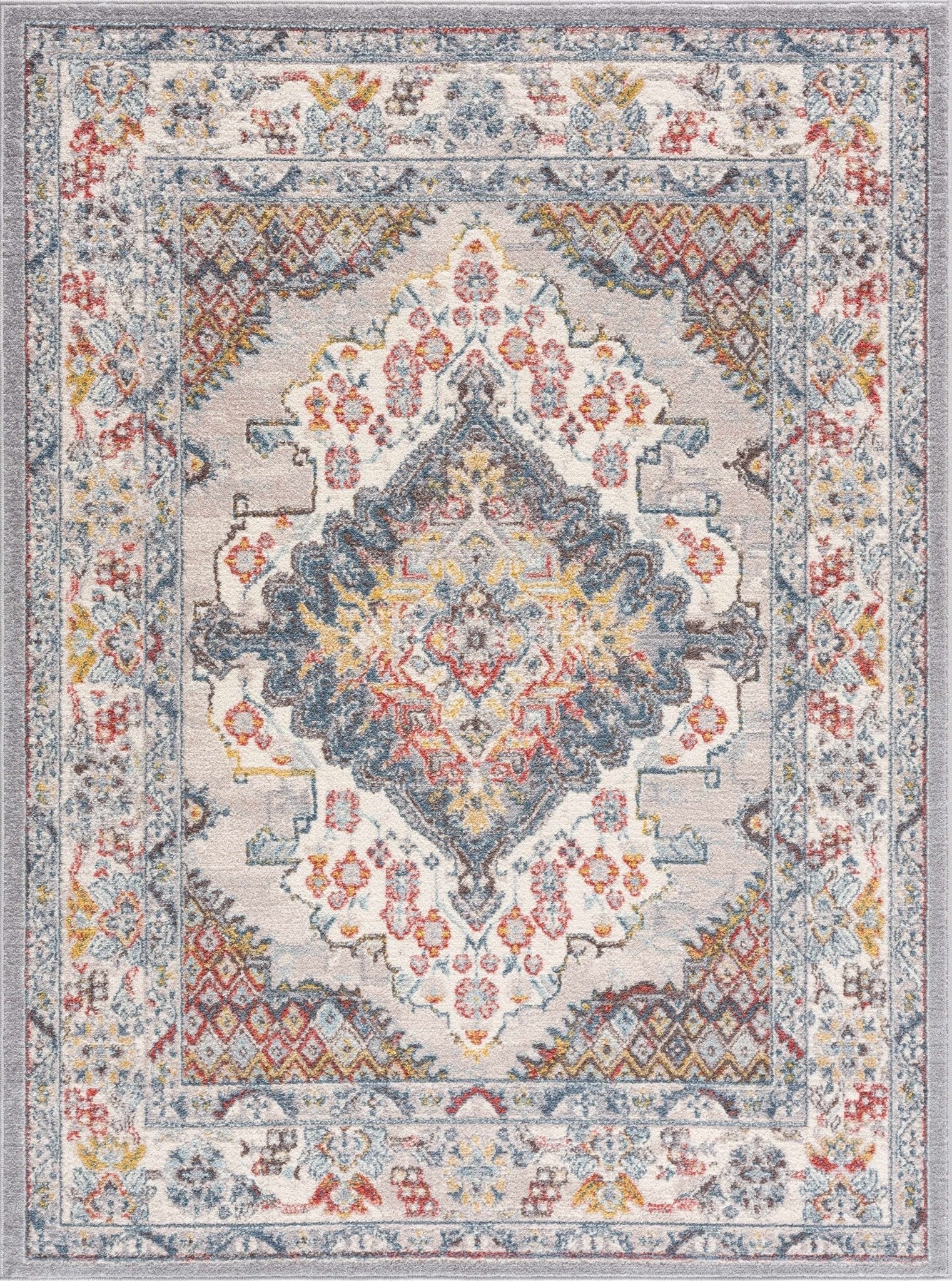 Haymond Taupe & Cream Area Rug - Medium Pile - Quahog Bay Bedding