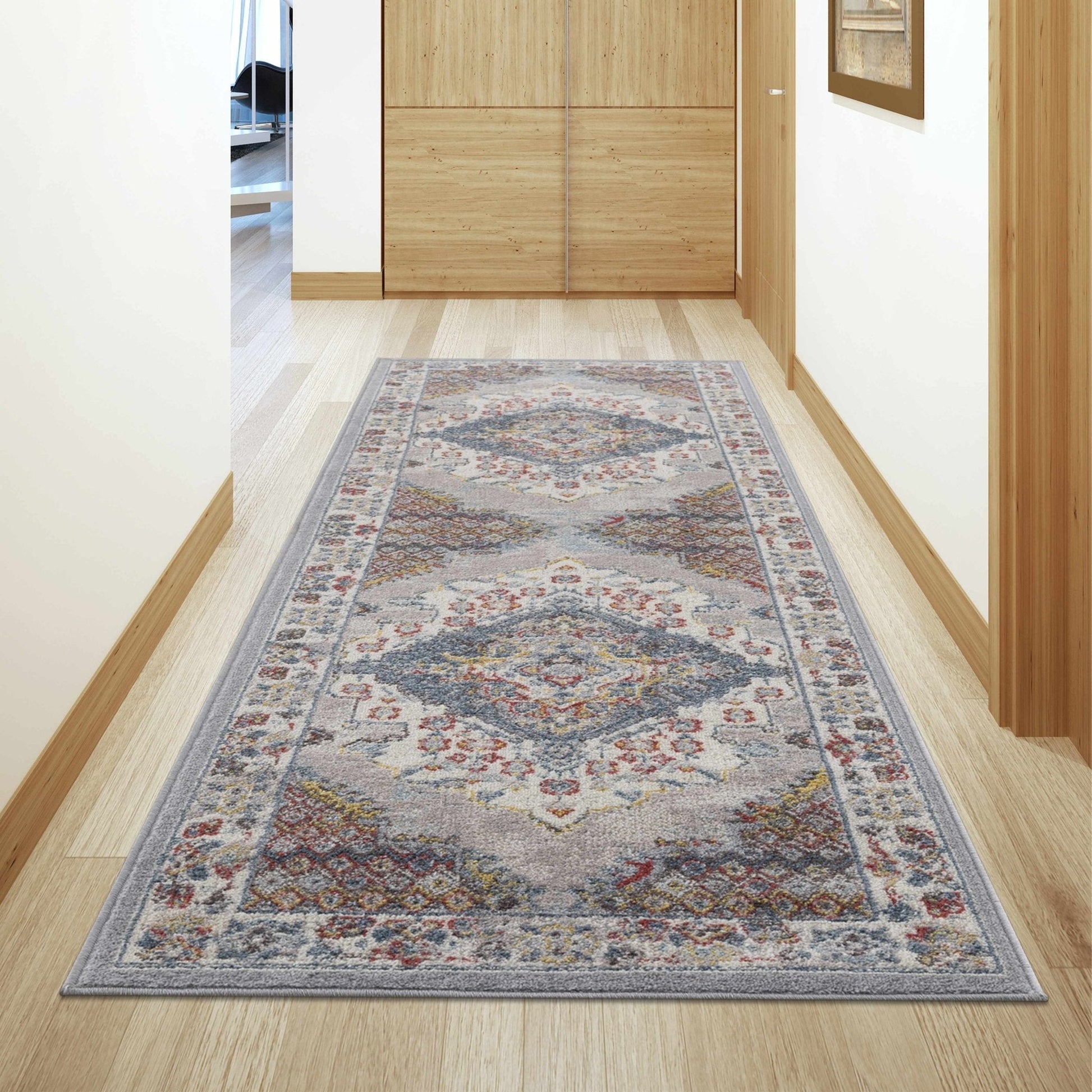Haymond Taupe & Cream Area Rug - Medium Pile - Quahog Bay Bedding