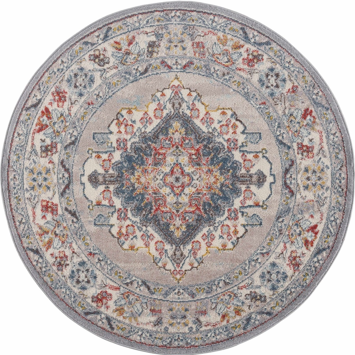 Haymond Taupe & Cream Area Rug - Medium Pile - Quahog Bay Bedding