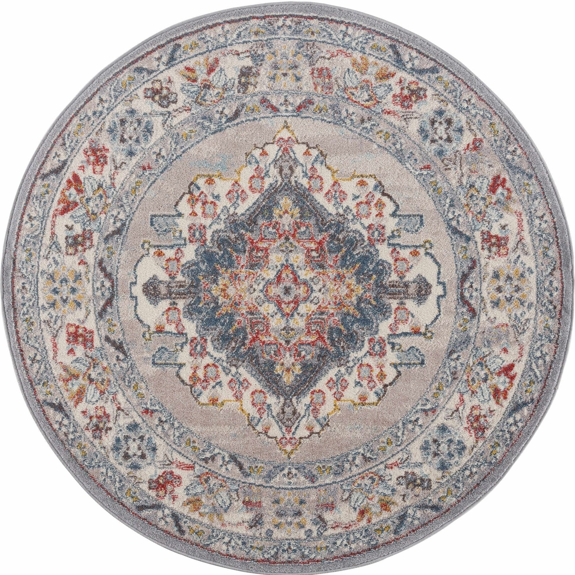 Haymond Taupe & Cream Area Rug - Medium Pile - Quahog Bay Bedding