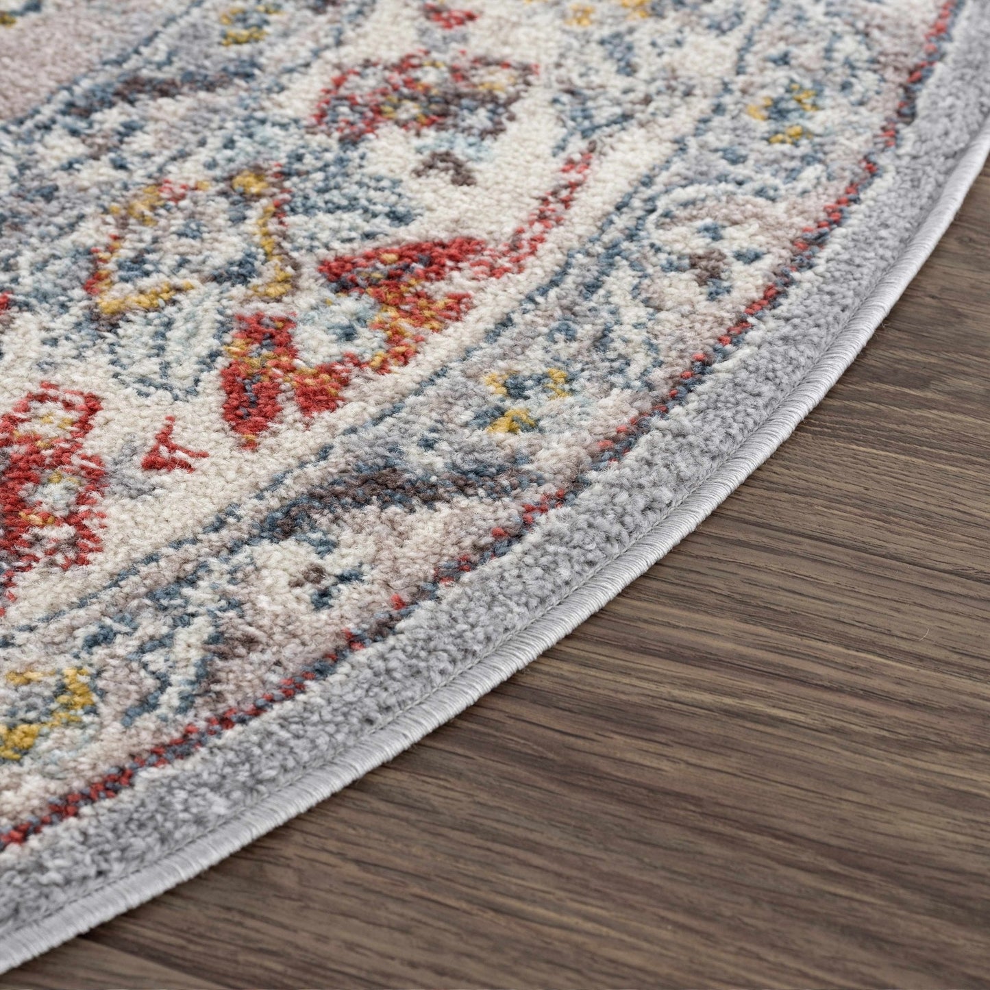 Haymond Taupe & Cream Area Rug - Medium Pile - Quahog Bay Bedding