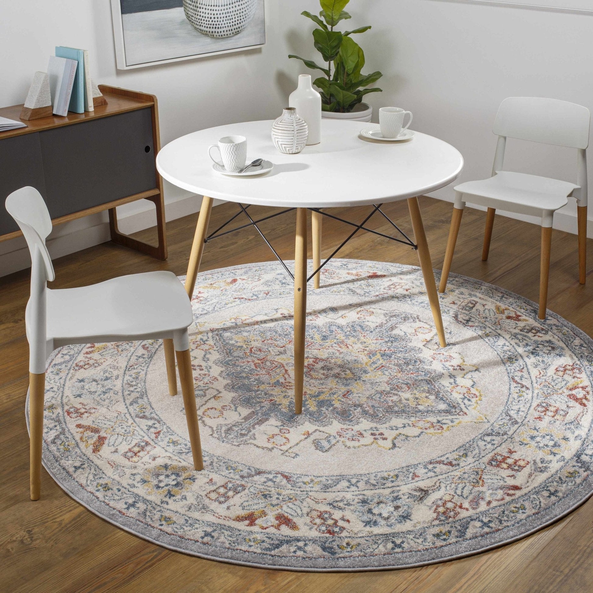 Haymond Taupe & Cream Area Rug - Medium Pile - Quahog Bay Bedding