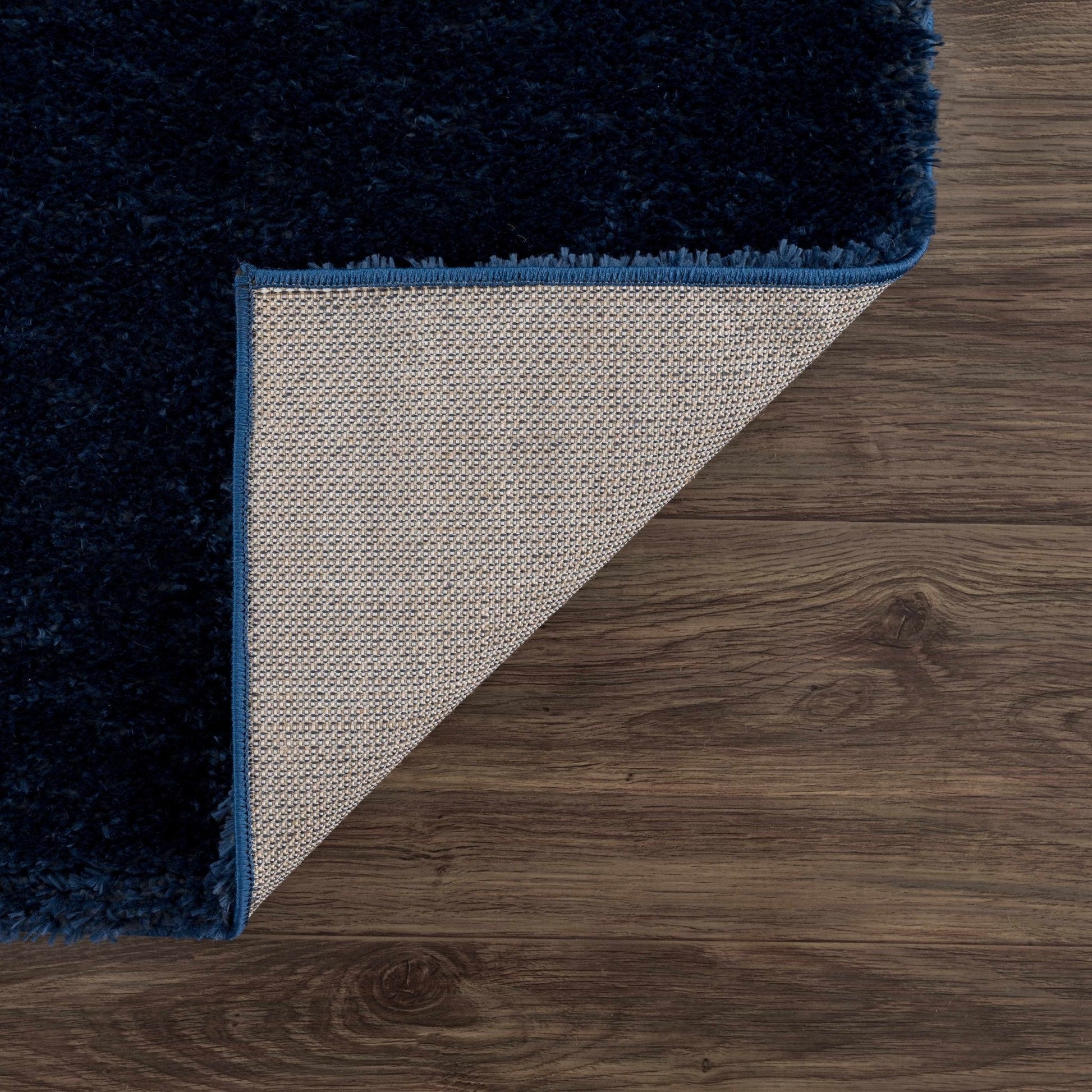 Heavenly Solid Navy Blue Shag Rug - Clearance - Quahog Bay Bedding