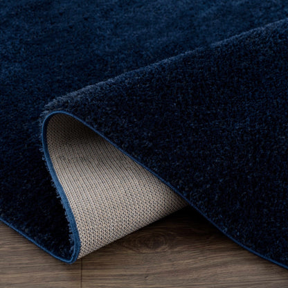 Heavenly Solid Navy Blue Shag Rug - Clearance - Quahog Bay Bedding