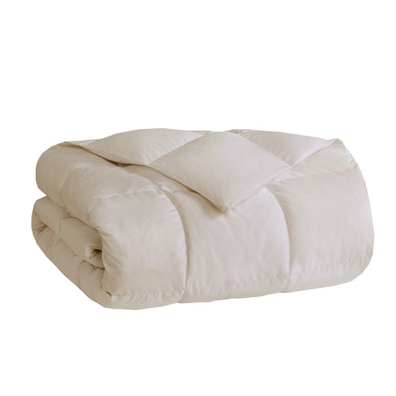 Heavy Warmth Goose Feather and Down Oversize Comforter - Cream - Quahog Bay Bedding