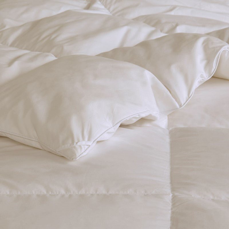 Heavy Warmth Goose Feather and Down Oversize Comforter - Cream - Quahog Bay Bedding