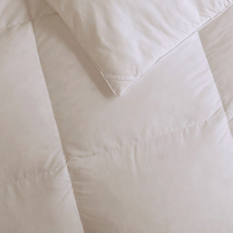 Heavy Warmth Goose Feather and Down Oversize Comforter - Cream - Quahog Bay Bedding