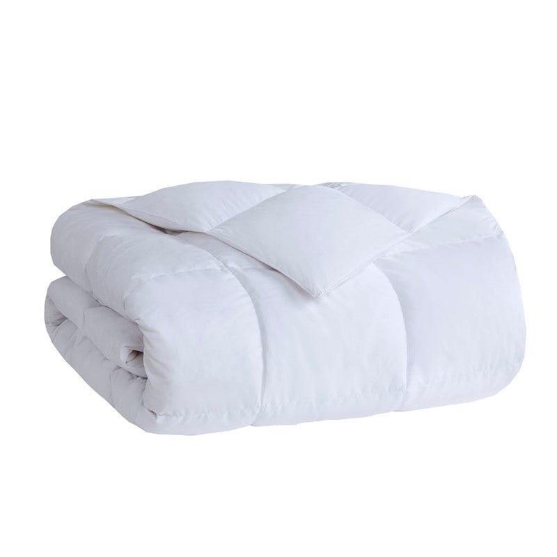 Heavy Warmth Goose Feather and Down Oversize Comforter - White - Quahog Bay Bedding