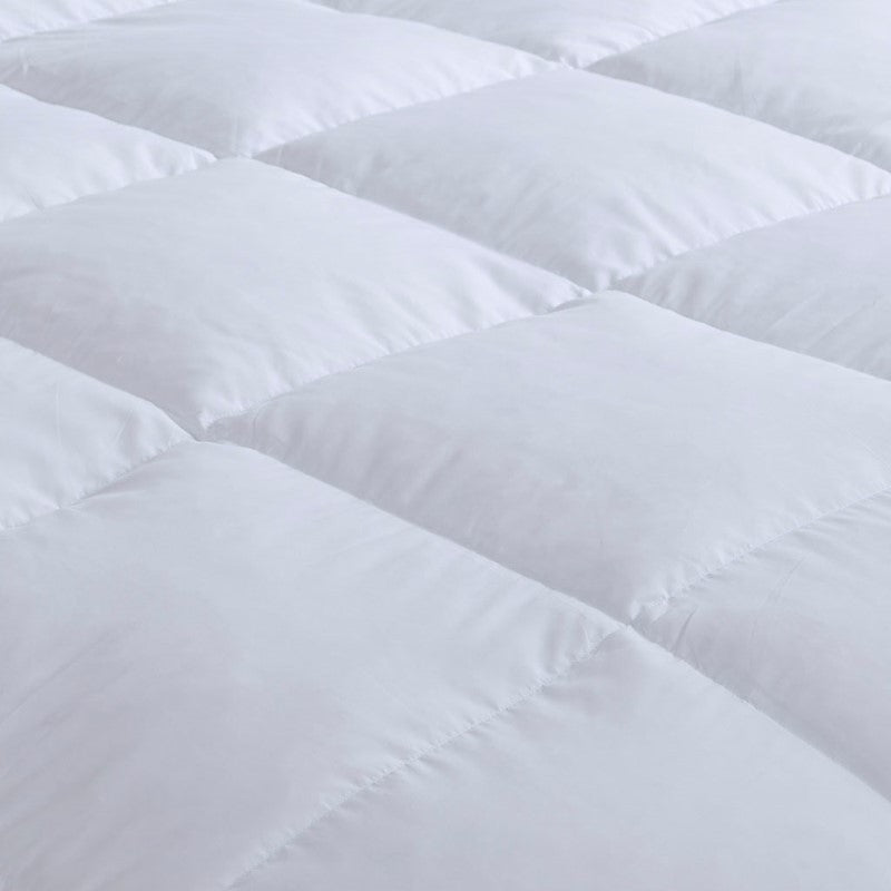 Heavy Warmth Goose Feather and Down Oversize Comforter - White - Quahog Bay Bedding