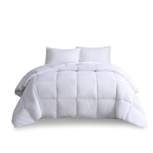 Heavy Warmth Goose Feather and Down Oversize Comforter - White - Quahog Bay Bedding