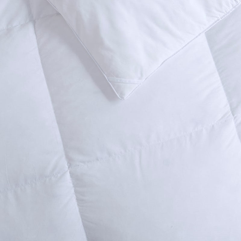 Heavy Warmth Goose Feather and Down Oversize Comforter - White - Quahog Bay Bedding