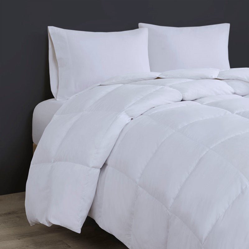 Heavy Warmth Goose Feather and Down Oversize Comforter - White - Quahog Bay Bedding