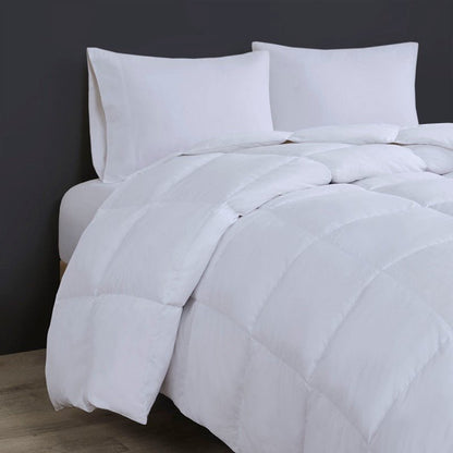 Heavy Warmth Goose Feather and Down Oversize Comforter - White - Quahog Bay Bedding