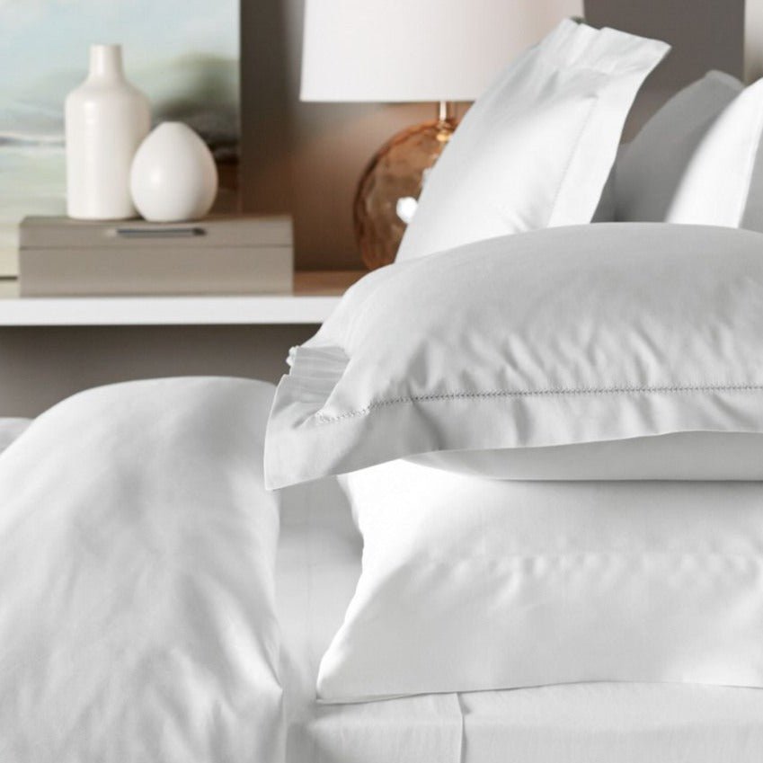 Hemstitch Duvet Set 600TC 100% Cotton - Quahog Bay Bedding