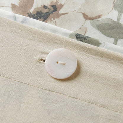 Herbal 5 Piece Cotton Sateen Print Duvet Set - Quahog Bay Bedding