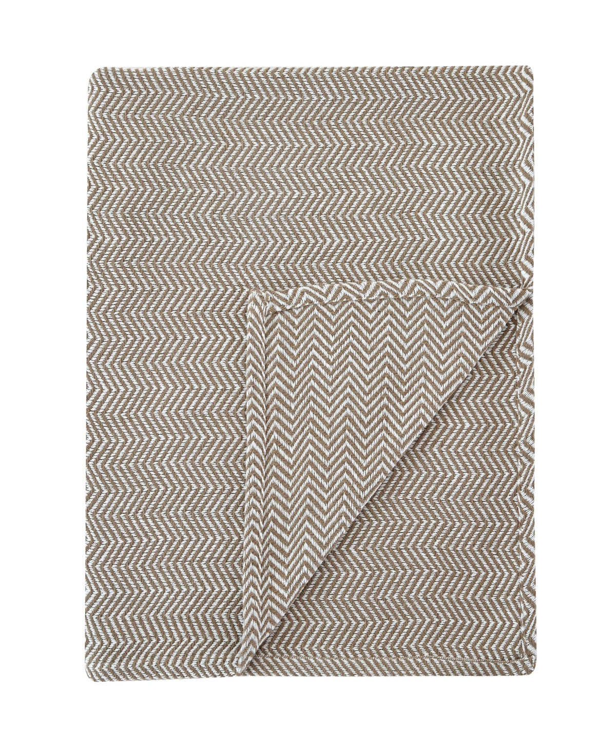 Luxury 100% Cotton Yarn Dyed Herringbone Blanket - Quahog Bay Bedding