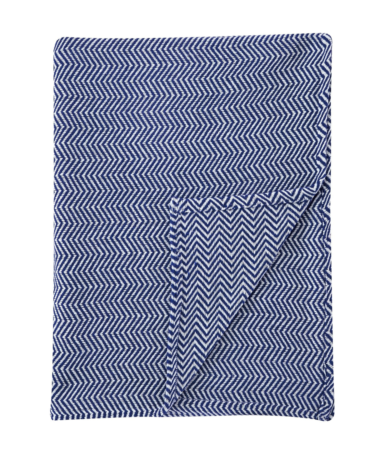 Luxury 100% Cotton Yarn Dyed Herringbone Blanket - Quahog Bay Bedding
