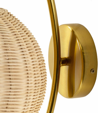 Hindang Rattan Wall Sconces - Quahog Bay Bedding