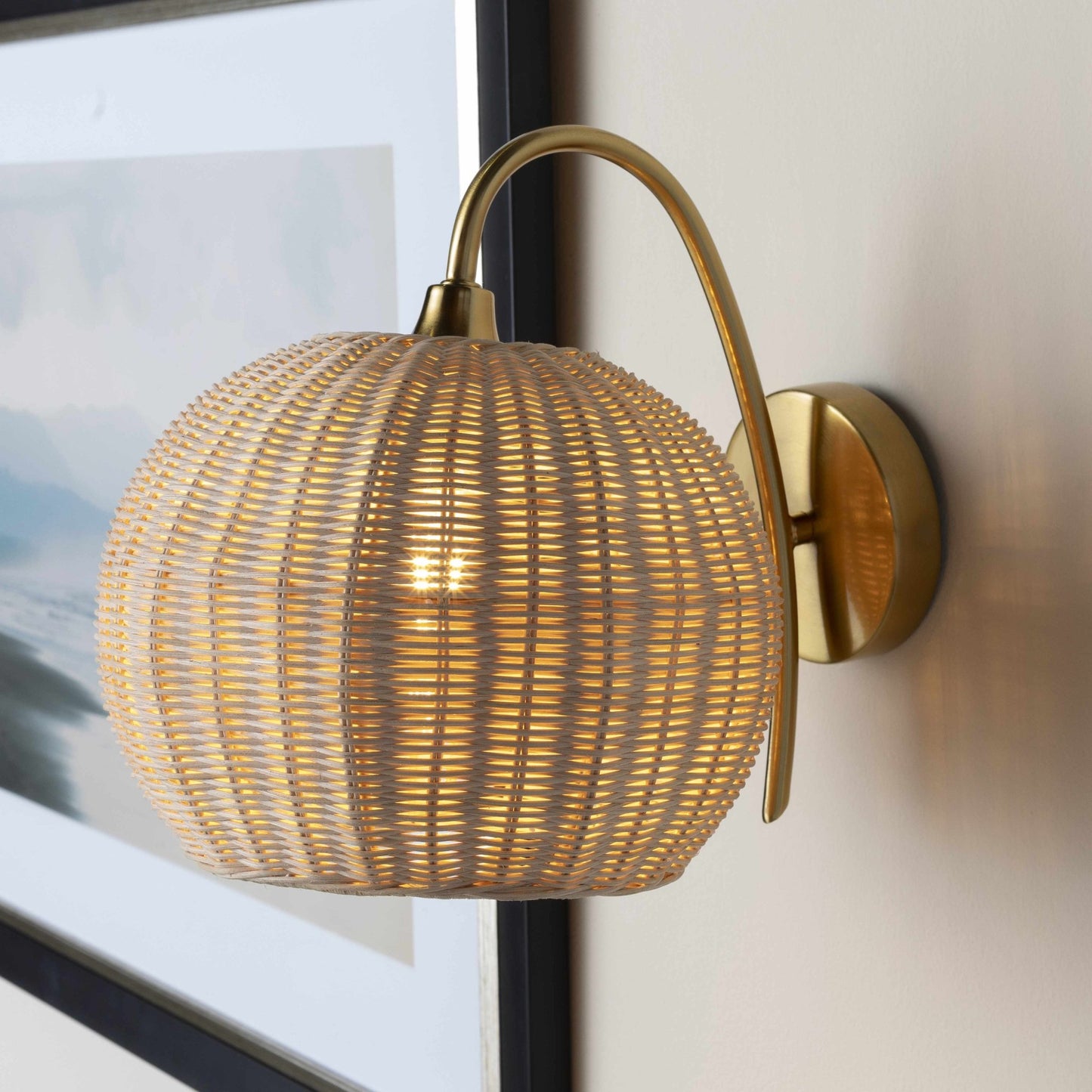 Hindang Rattan Wall Sconces - Quahog Bay Bedding