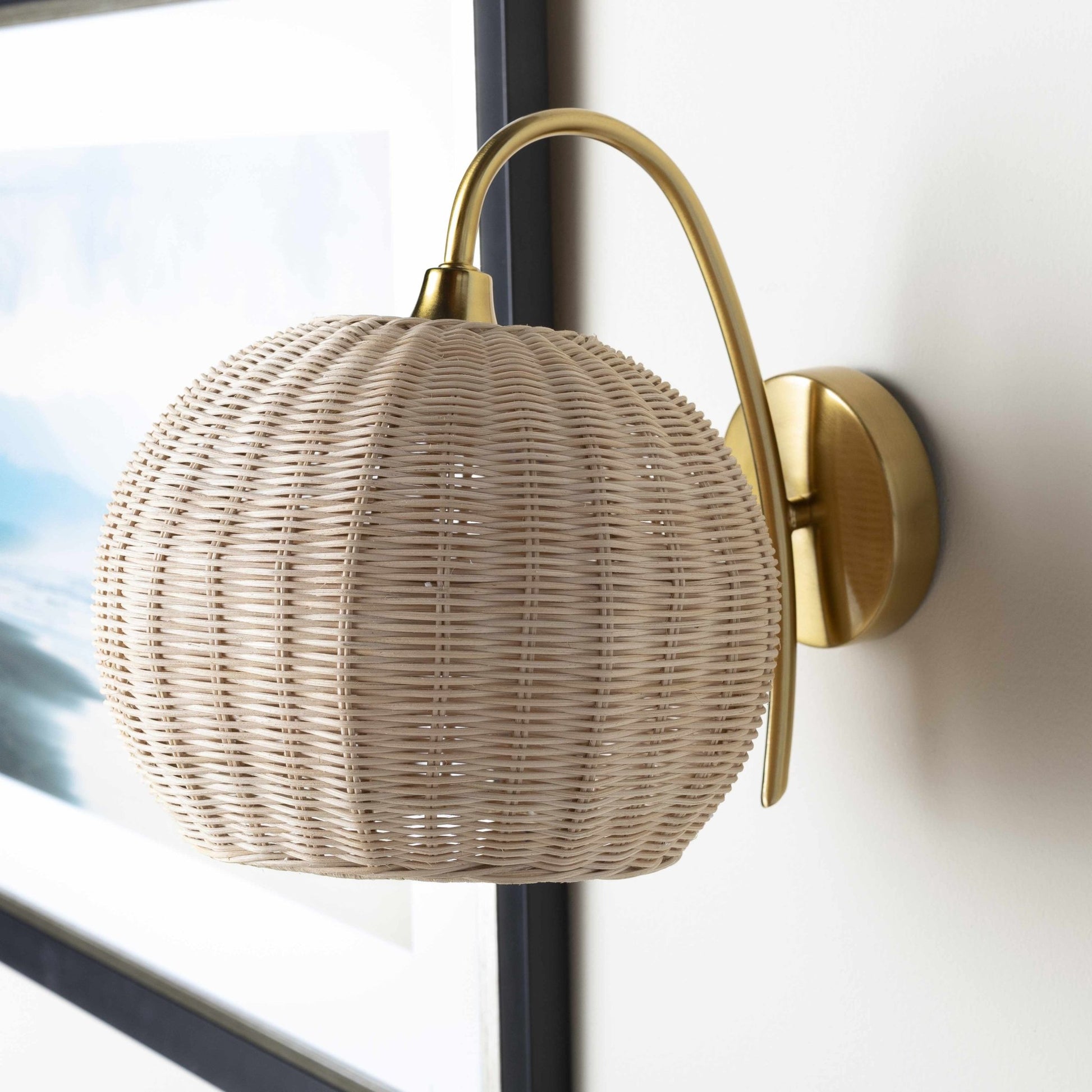 Hindang Rattan Wall Sconces - Quahog Bay Bedding
