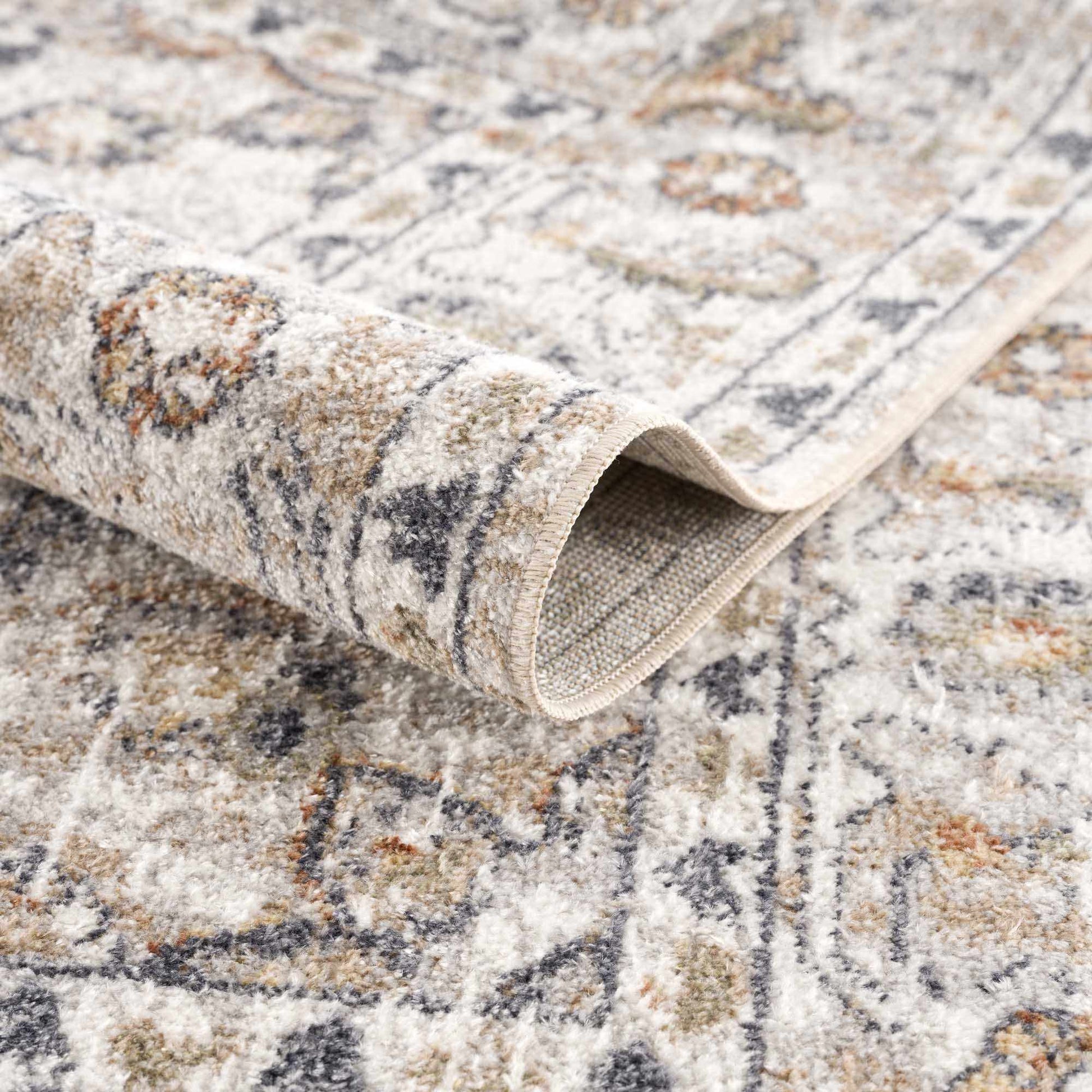 Hiti Cream Flat Pile Washable Rug - Quahog Bay Bedding