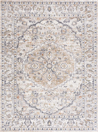 Hiti Cream Flat Pile Washable Rug - Quahog Bay Bedding