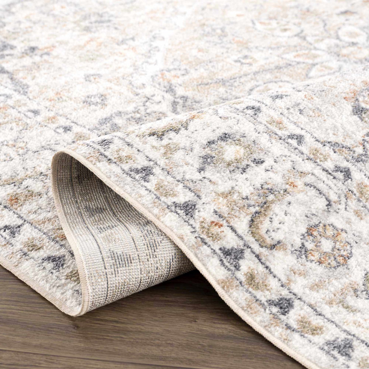 Hiti Cream Flat Pile Washable Rug - Quahog Bay Bedding