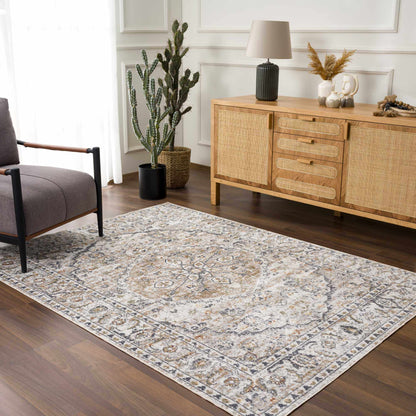 Hiti Cream Flat Pile Washable Rug - Quahog Bay Bedding