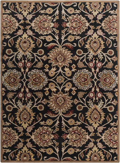 Conesus 1053 Hand Tufted Black Wool Rug