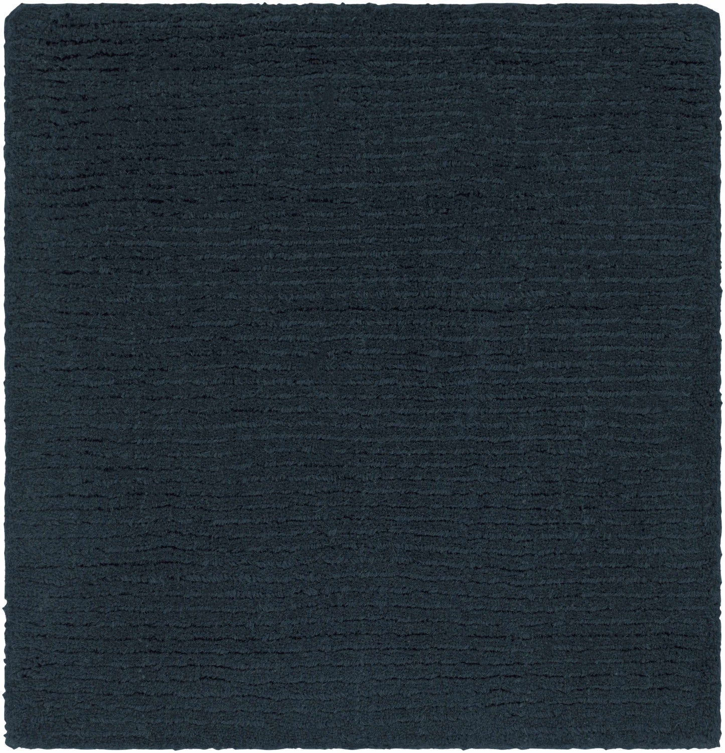 Brockton Solid Dark Blue Wool Rug