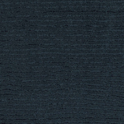 Brockton Solid Dark Blue Wool Rug
