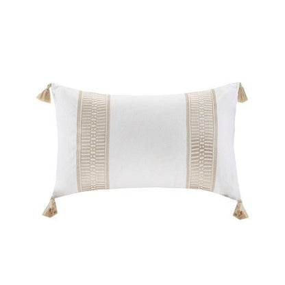 House Anslee Embroidered Oblong Pillow - Quahog Bay Bedding