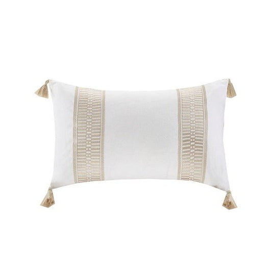 House Anslee Embroidered Oblong Pillow - Quahog Bay Bedding