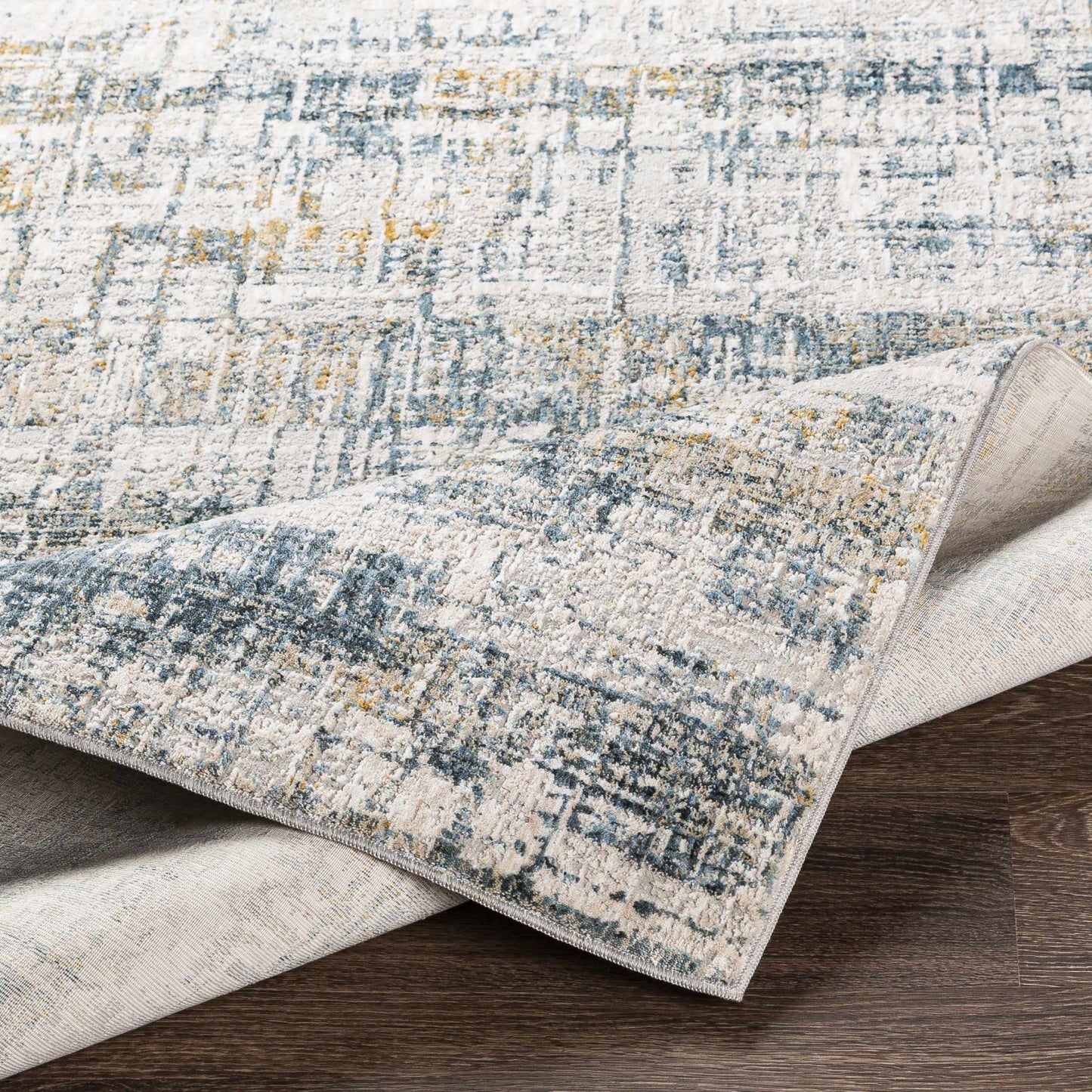 Hughesdale Distorted Lines Luxe Area Rug - Quahog Bay Bedding