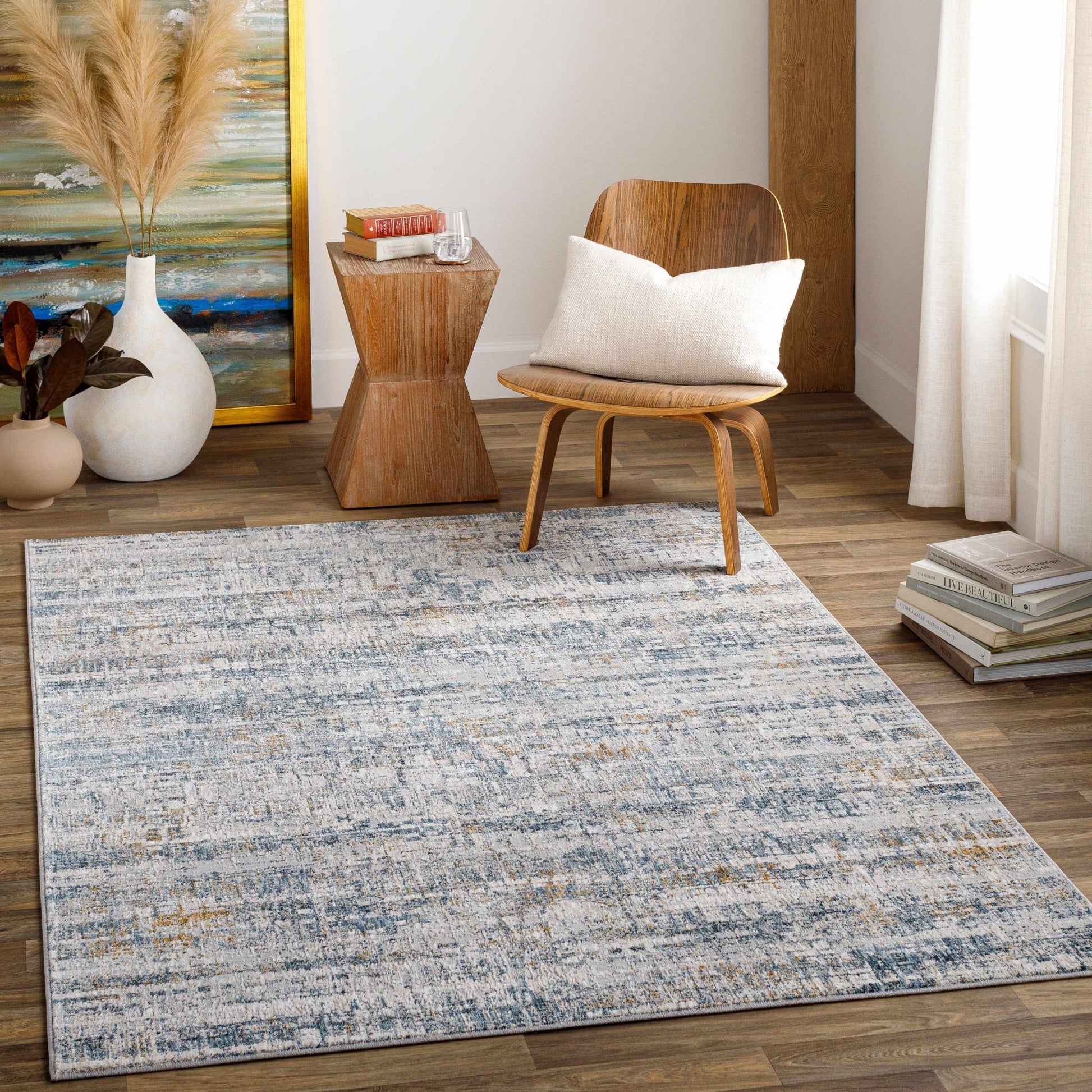 Hughesdale Distorted Lines Luxe Area Rug - Quahog Bay Bedding