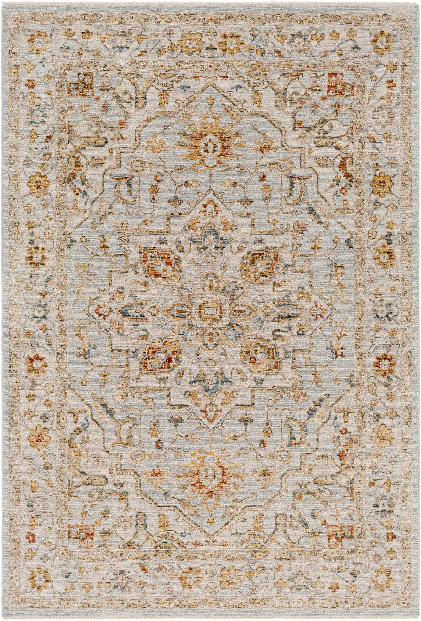 Huguley Floral Cream Luxe Rug - Quahog Bay Bedding