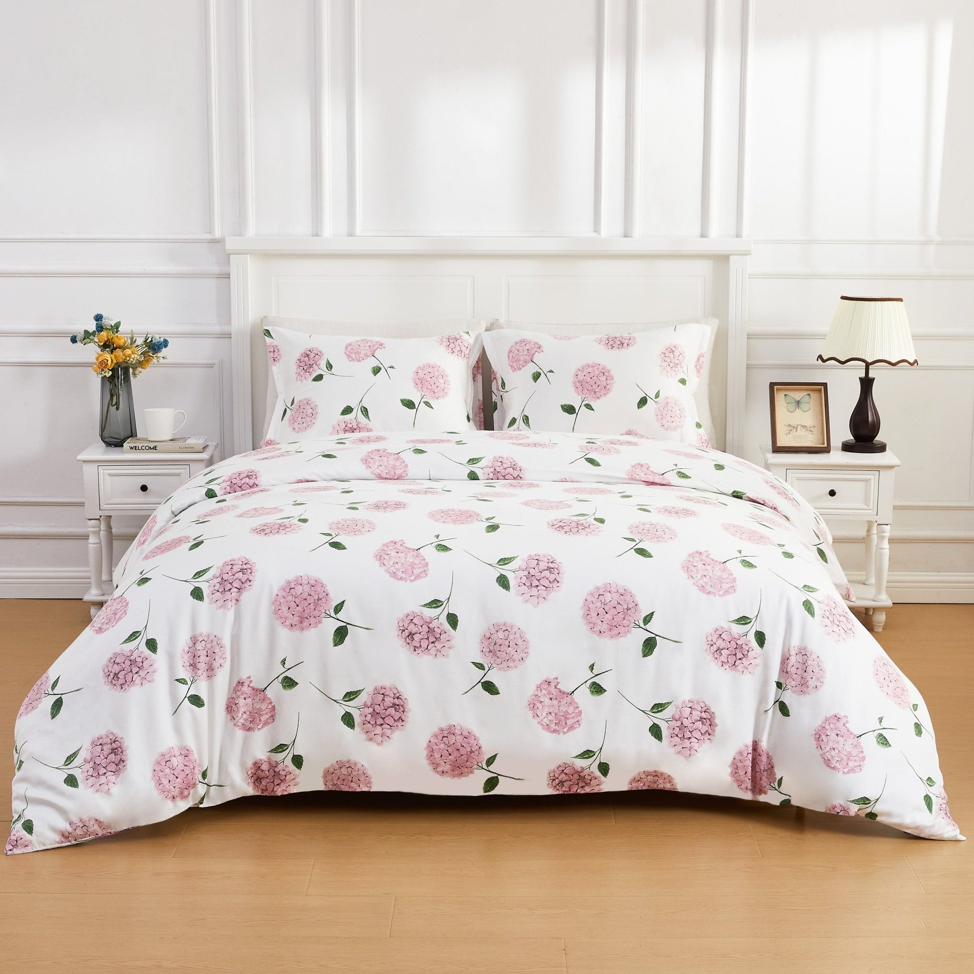 Hydrangea Printed Duvet Set - Quahog Bay Bedding