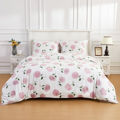 Hydrangea Printed Duvet Set - Quahog Bay Bedding