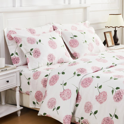 Hydrangea Printed Duvet Set - Quahog Bay Bedding