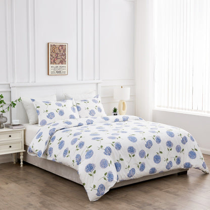Hydrangea Printed Duvet Set - Quahog Bay Bedding