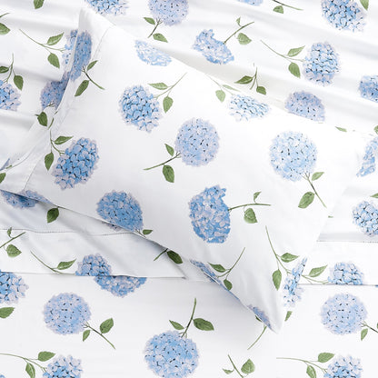 Hydrangea Printed Sheet Set - Quahog Bay Bedding