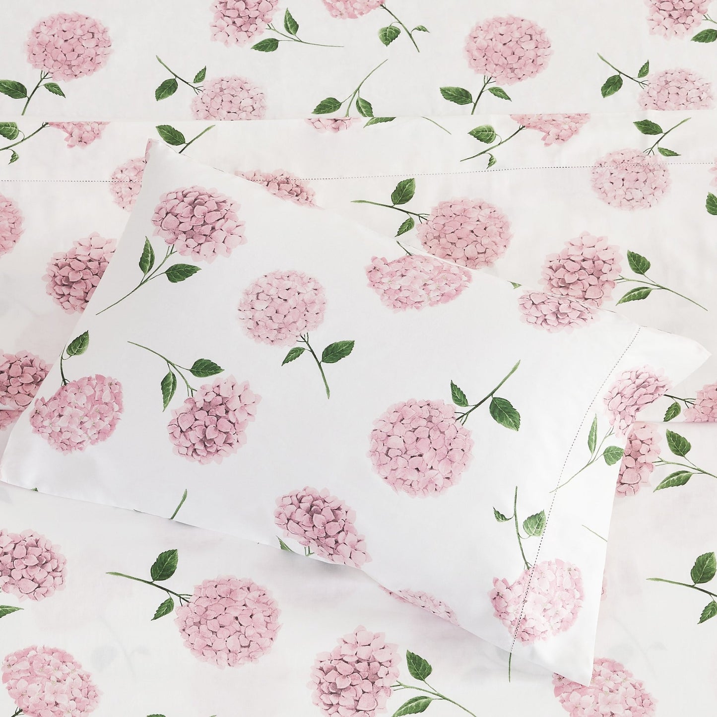 Hydrangea Printed Sheet Set - Quahog Bay Bedding