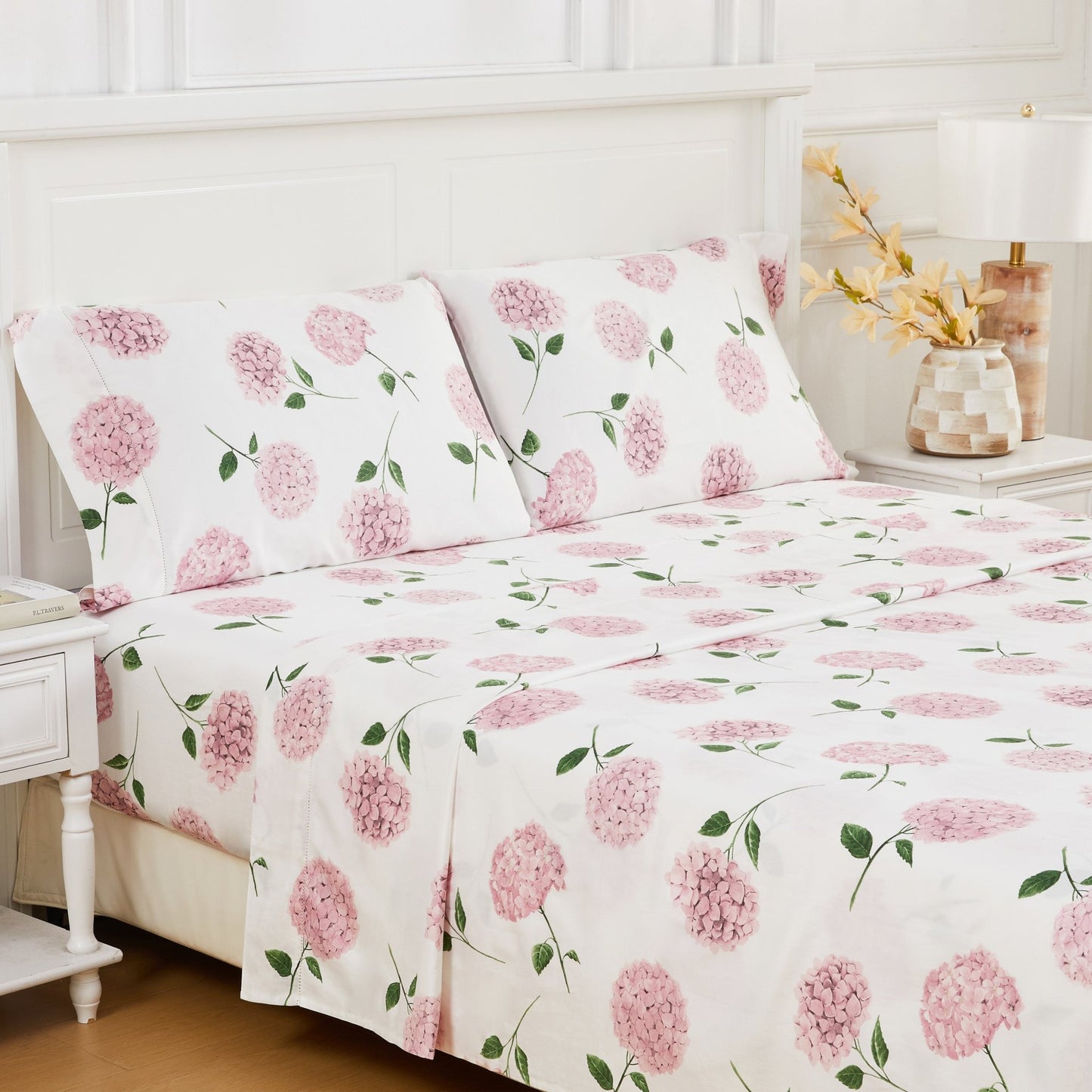Hydrangea Printed Sheet Set - Quahog Bay Bedding
